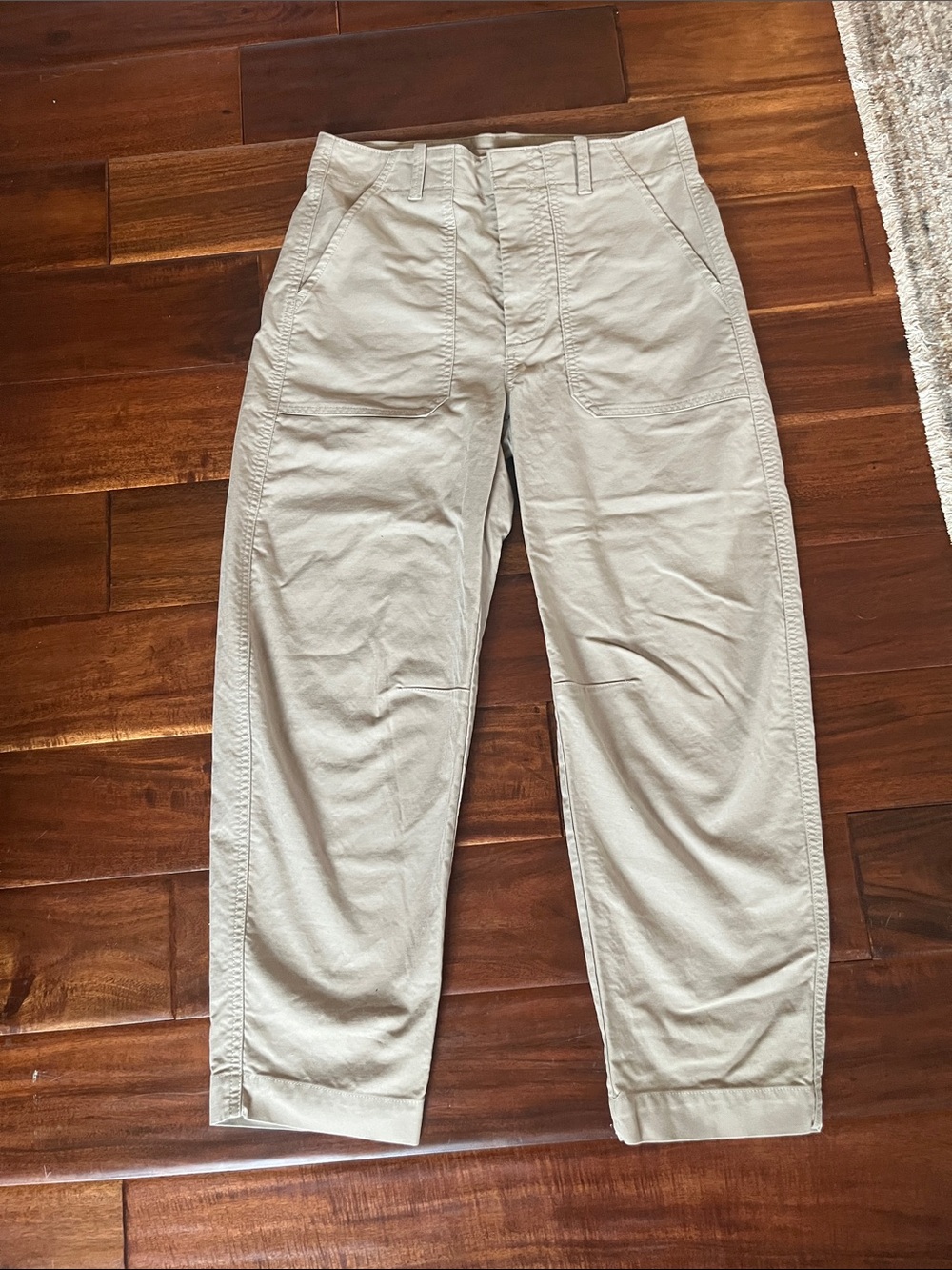 Banana republic barrel leg pants